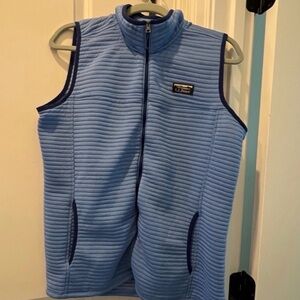 L.L. Bean Airlight blue vest